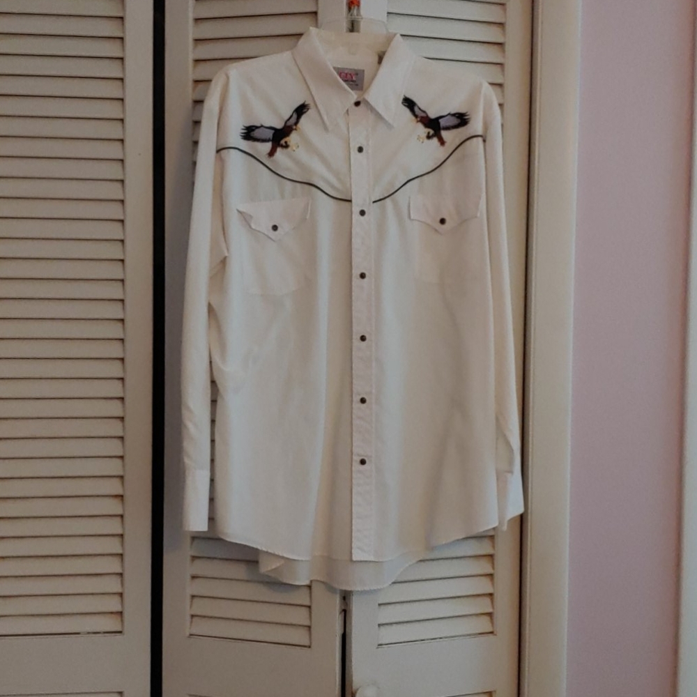Men's long sleeve Western shirt Ely Diamond L